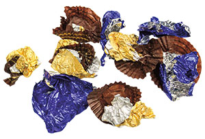 candy wrappers