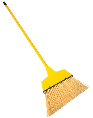 a broom