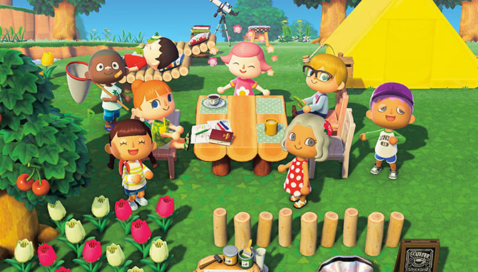 image of many animal crossing players playing together