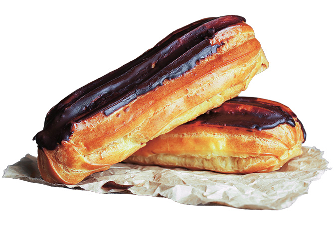 Image of two eclairs