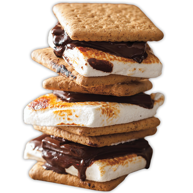 A stack of s&apos;mores