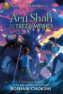 book cover for Aru Shah and the Tree of Wishes
